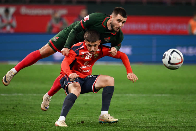 Матч между командами «Локомотив» и ЦСКА