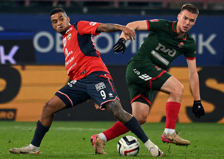 Матч между командами «Локомотив» и ЦСКА 