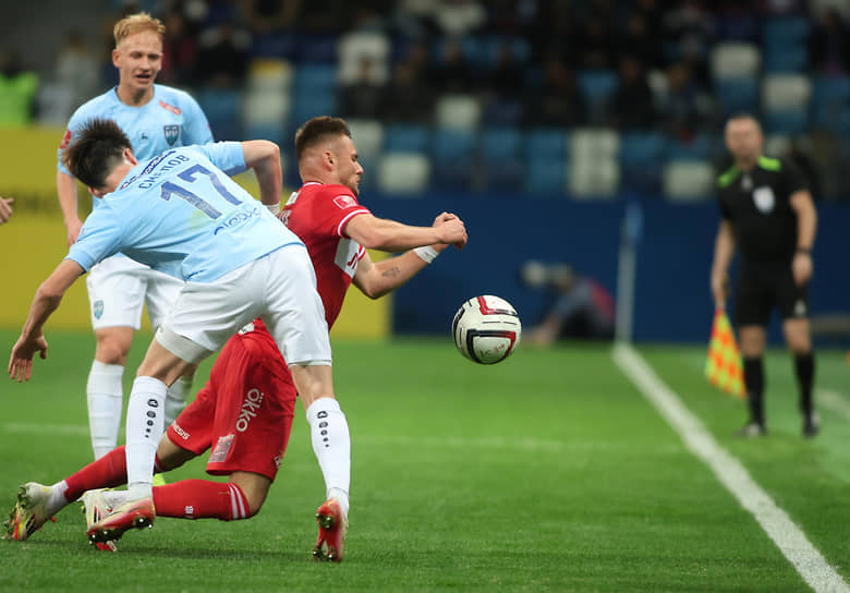 Матч между командами «Пари Нижний Новгород» и «Спартак»