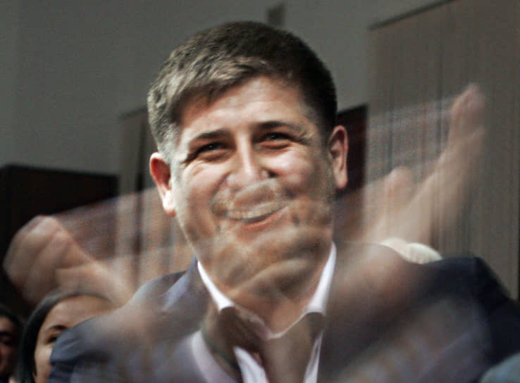 Рамзан Кадыров на встрече с участницами конкурса «Миссис мира — 2007»