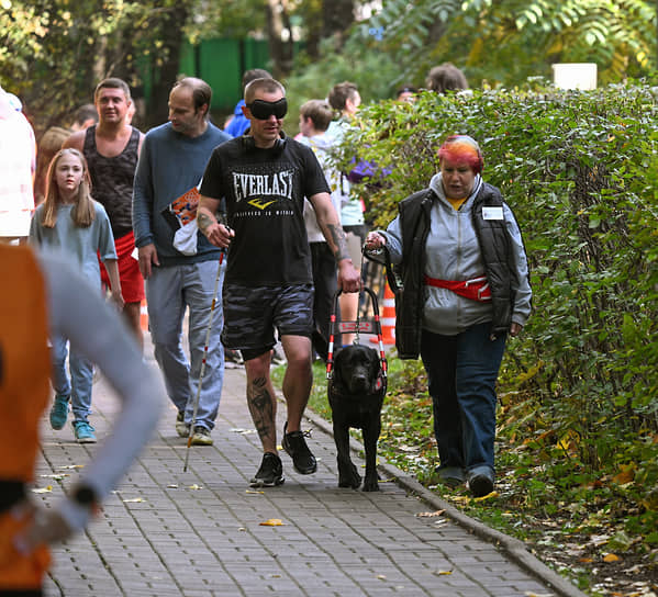 Участники перед началом забега
