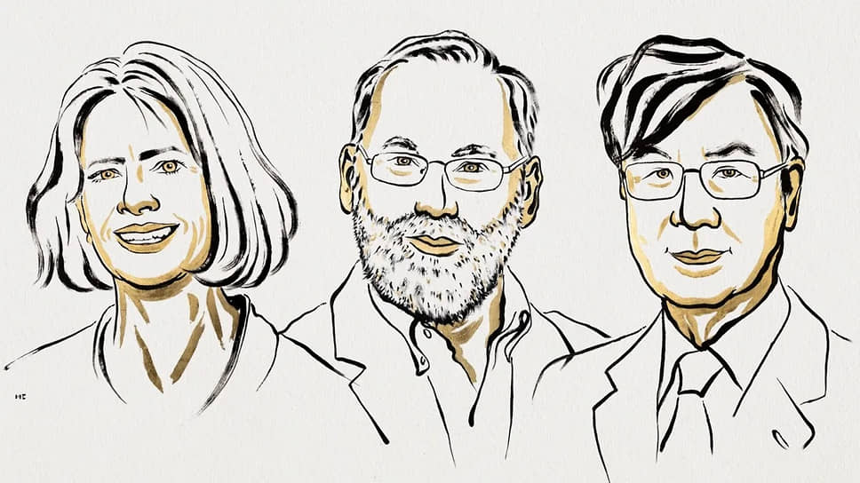 Мэри Брункоу, Фред Рамсделл, Симон Сакагучи (справа)