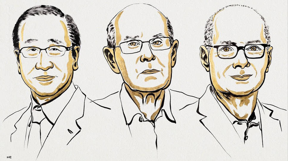 Слева направо: Сусуму Китагава, Ричард Робсон, Омар Яги