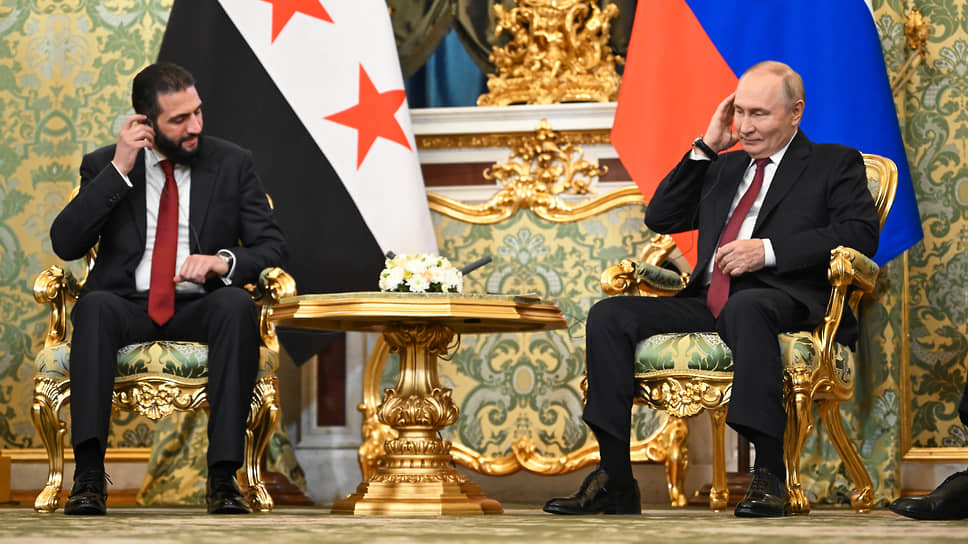 Встреча Владимира Путина и президента Сирии Ахмеда аш-Шараа