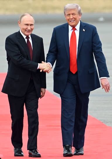 Встреча президента России Владимира Путина и президента США Дональда Трампа на Аляске 