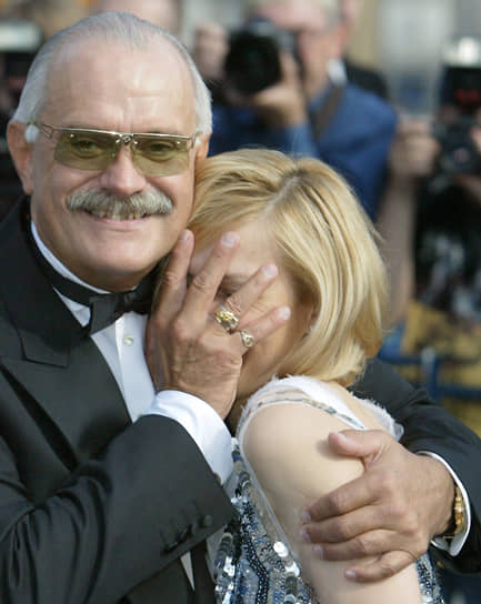 С актрисой Ингеборгой Дапкунайте на закрытии ММКФ, 2004 год