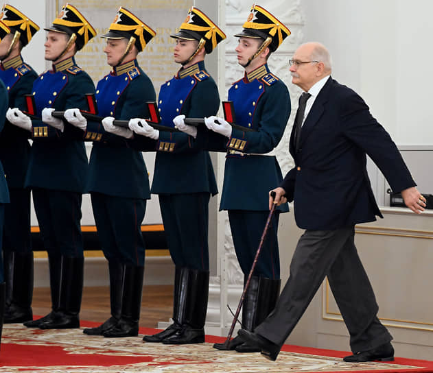 На церемонии вручения медалей Героя Труда и лауреатов Государственных премий, 2022 год