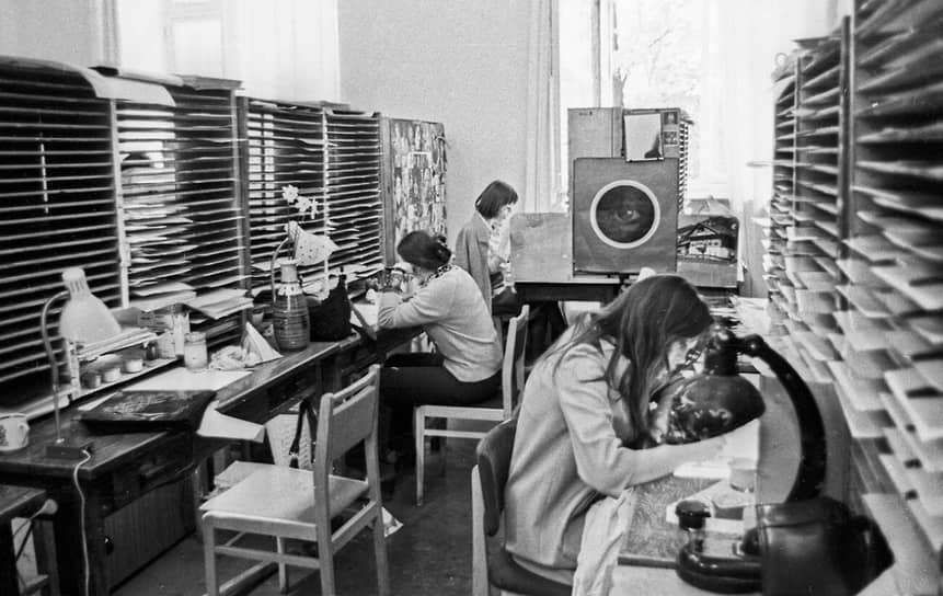 Работа аниматоров, 1970-е 