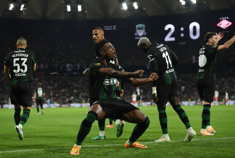 Матч между «Краснодаром» и «Спартаком»