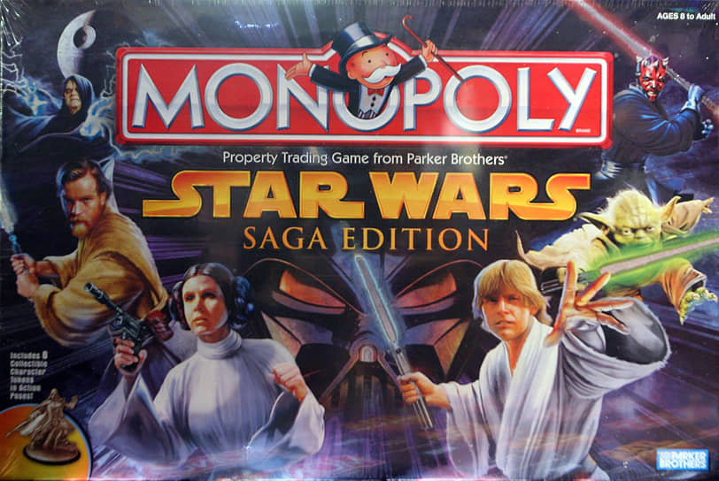 За 90 лет выпущены тысячи специальных изданий «Монополии», например на тему «Звездных войн»