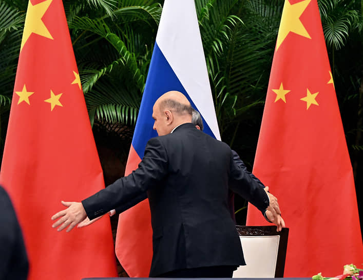 Председатель правительства России Михаил Мишустин во время рабочей поездки в Китай