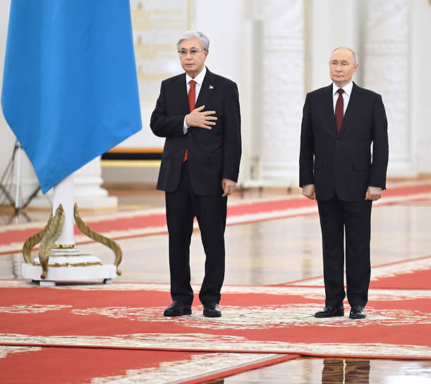 Владимир Путин и Касым-Жомарт Токаев