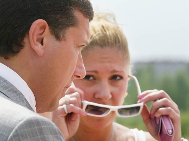 Олег Сорокин с супругой Эладой Нагорной