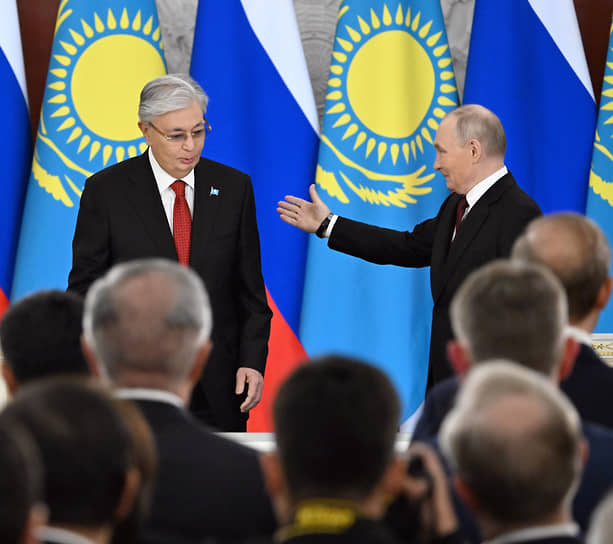 Президент Казахстана Касым-Жомарт Токаев и президент России Владимир Путин