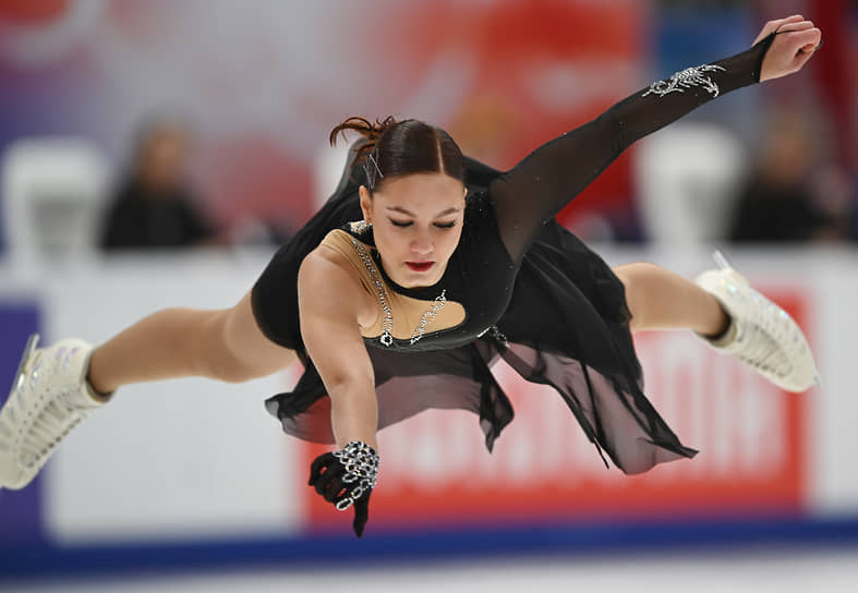 Фигуристка Ксения Гущина — обладатель бронзы