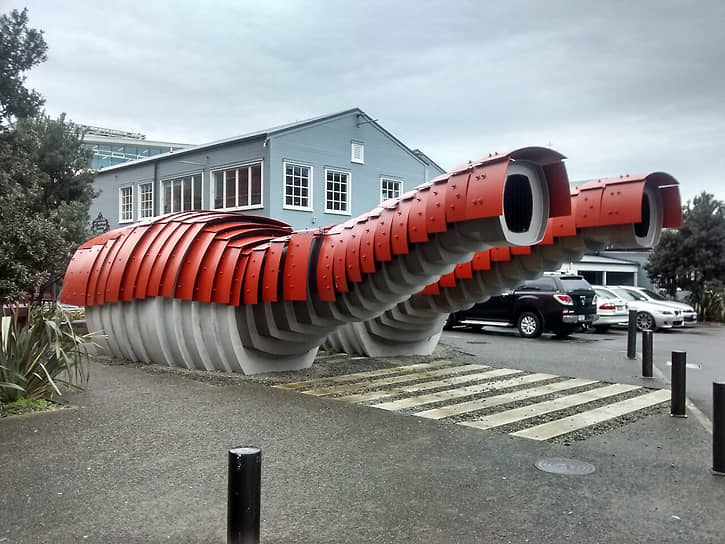 Туалеты Kumutoto Toilets в Веллингтоне (Новая Зеландия)