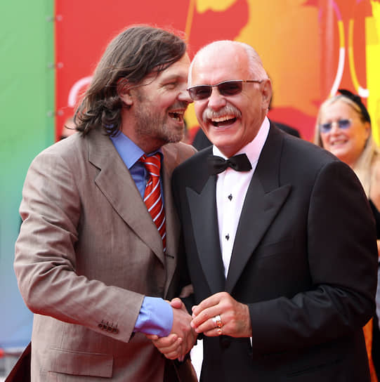 С режиссером Никитой Михалковым на закрытии Московского международного кинофестиваля, 2007 год