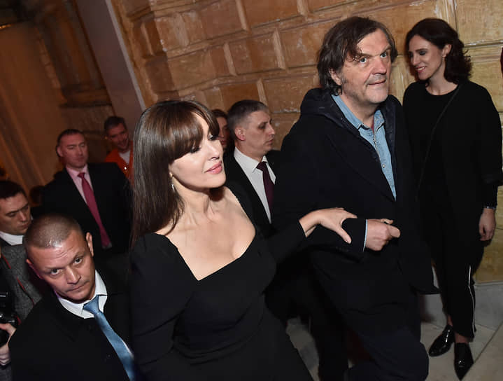 С актрисой Моникой Беллуччи на ужине в честь ее визита в Москву, 2016 год