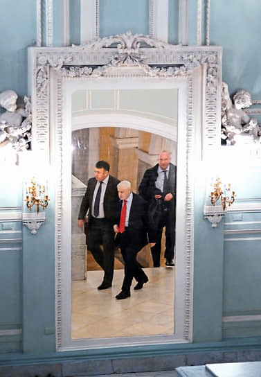 Председатель партии «Справедливая Россия – За Правду»  Сергей Миронов на межфракционной конференции