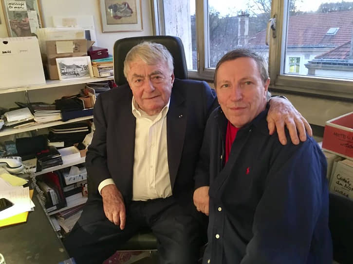 Клод Ланцман (слева) и Андрей Плахов