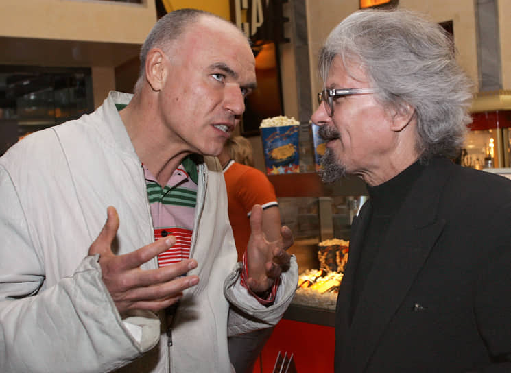 С политиком Эдуардом Лимоновым на премьере фильма «Вдох выдох», 2006 год