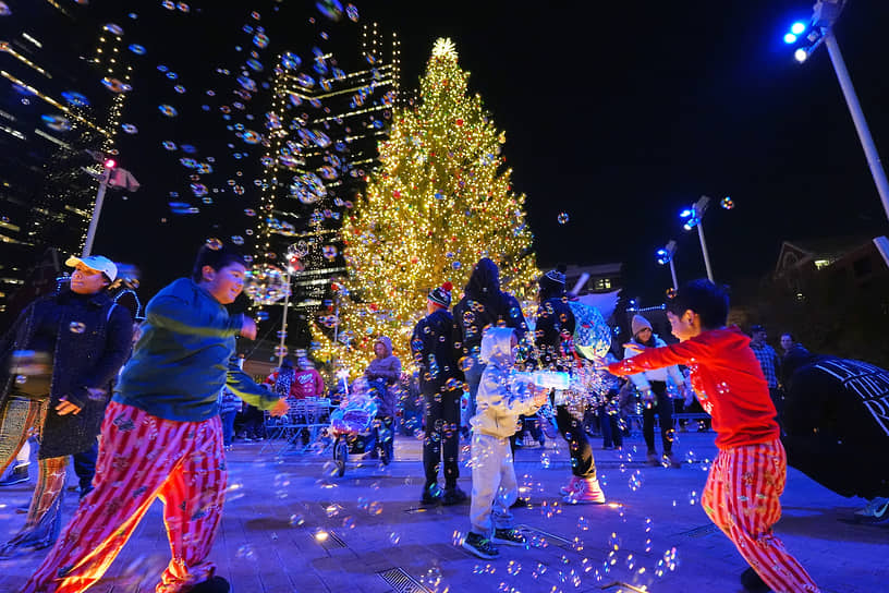 Площадь Санденс-сквер в Форт-Уэрте (США)