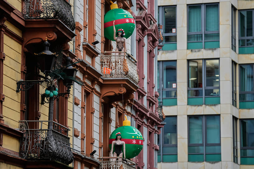 Квартал красных фонарей во Франкфурте 