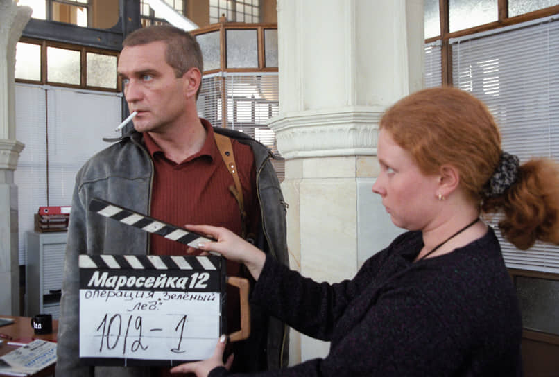 Съемки художественного фильма «Маросейка, 12», 1999 год