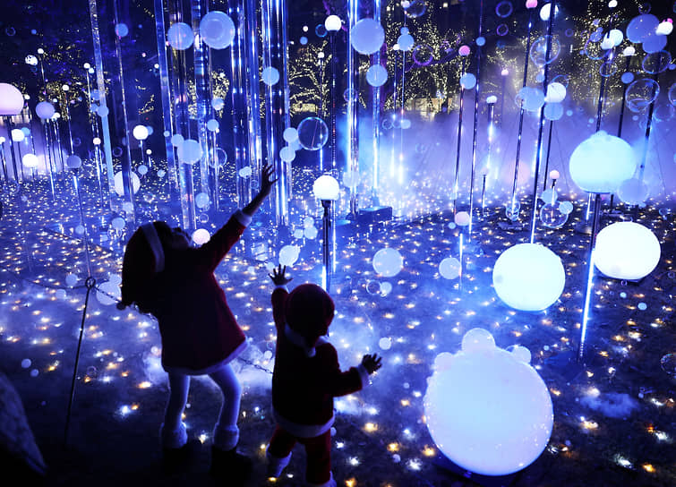 Рождественское световое мероприятие в Токио
