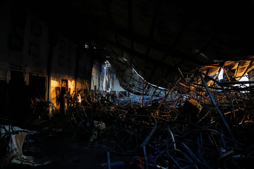 Последствия пожара на свадебном торжестве