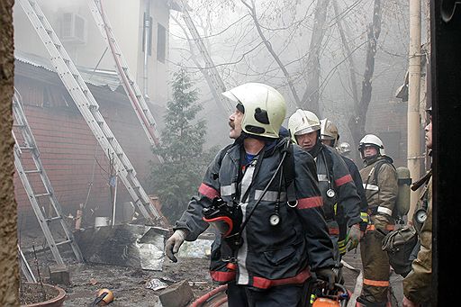 13.03.2008 Пожар в московском ресторане &quot;New Васюки&quot;