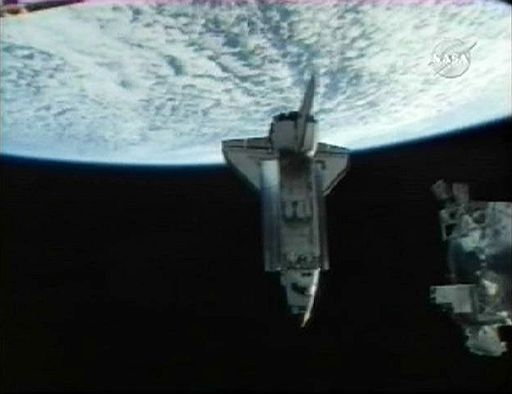 25.03.2008 Космический корабль Endeavour успешно отстыковался от МКС