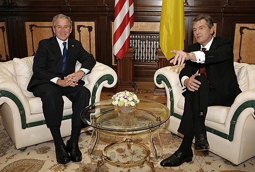 1.04.2008 Джордж Буш посетил Украину с государственным визитом