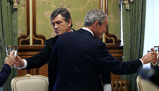 1.04.2008 Джордж Буш посетил Украину с государственным визитом