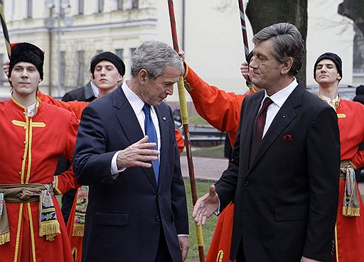 1.04.2008 Джордж Буш посетил Украину с государственным визитом