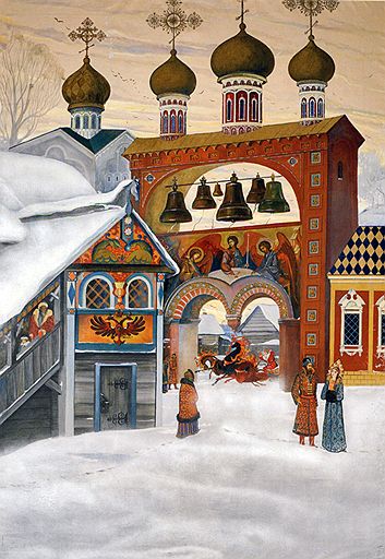 Картина &quot;Вид Кремля&quot;