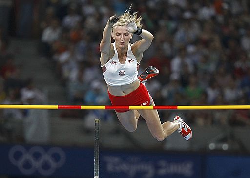 18.08.2008 Прыгунья из Польши Анна Роговская (4,45 м)