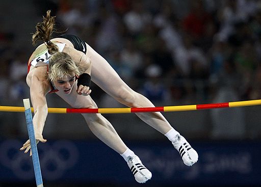 18.08.2008 Спортсменка из Германии Силке Шпигельбург (4,65 м)