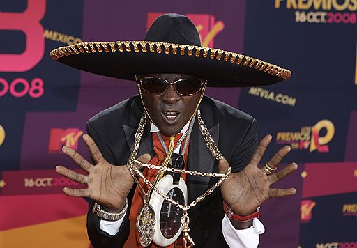 16.10.2008 Вручение премий MTV Latin Awards 2008 в городе Гвадалахара, Мексика. Flavor Flav 