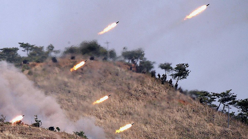 В Северной Корее на днях прошли военные учения на восточном побережье страны