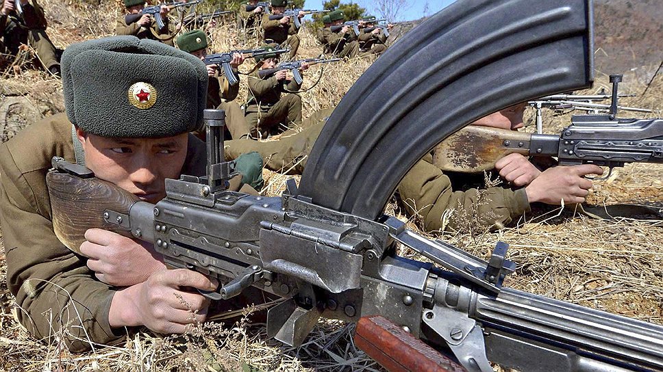 В Северной Корее на днях прошли военные учения на восточном побережье страны