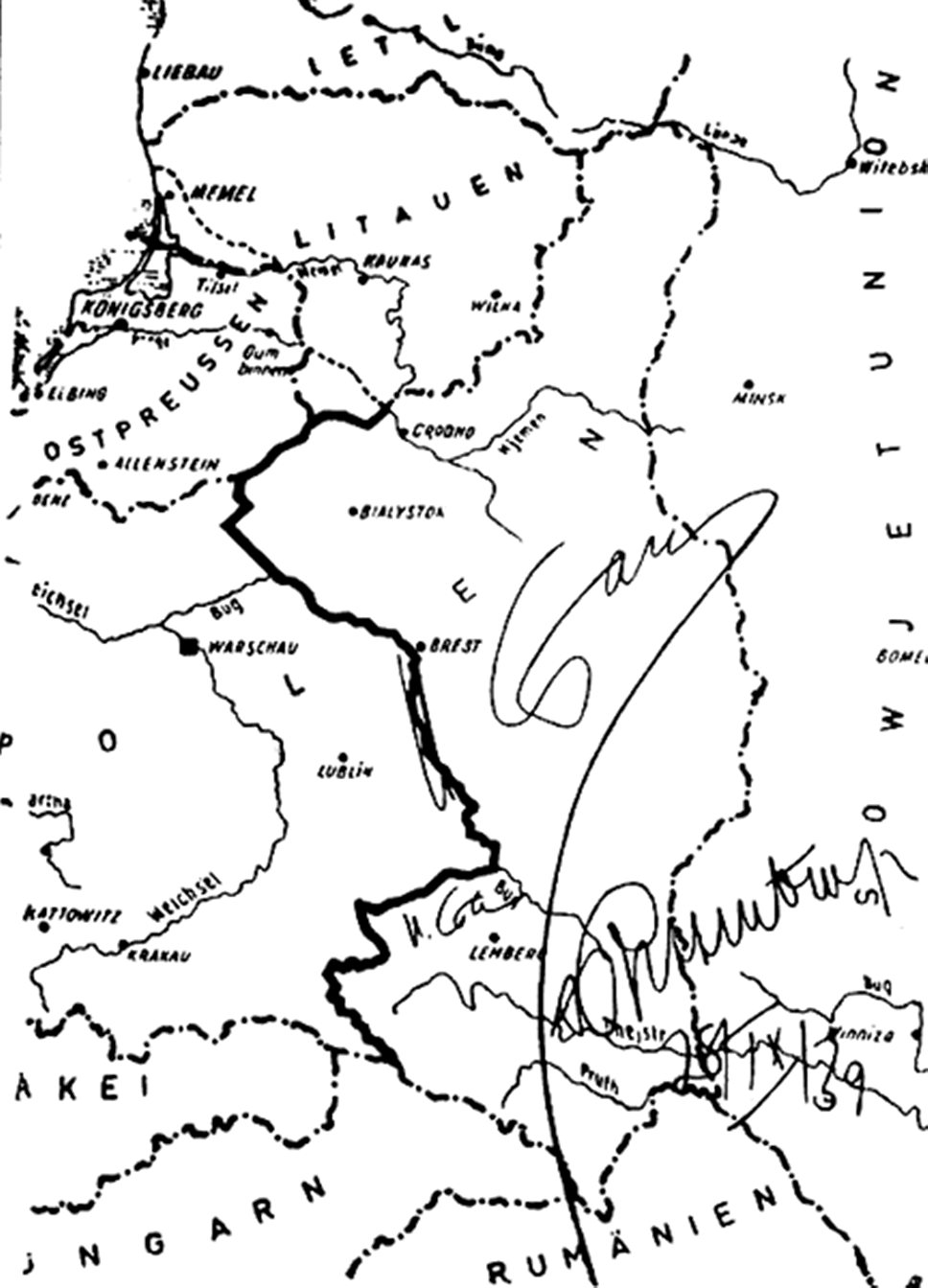 1939 год. СССР и Германия заключили договор «О дружбе и границе», закрепивший ликвидацию Польши 
