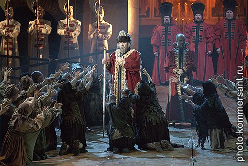 Открытие XIV Международного фестиваля искусств &amp;quot;Звезды Белых ночей&amp;quot;. Опера &amp;quot;Борис Годунов&amp;quot; Модеста Мусоргского в постановке Андрея Тарковского