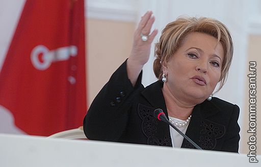 Губернатор Санкт-Петербурга Валентина Матвиенко 
