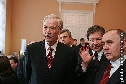 Председатель Государственной Думы Борис Грызлов (слева)