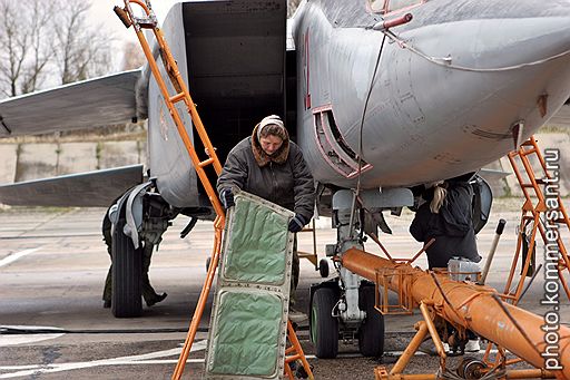 Место базирования разведывательного авиаполка в городке Шаталово Смоленской области