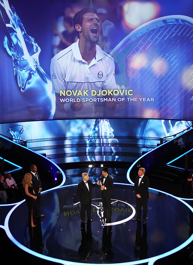 Новак Джокович (на фото) вслед за своими соперниками — Роджером Федерером и Рафаэлем Надалем — также стал обладателем премии Laureus Sports Awards
