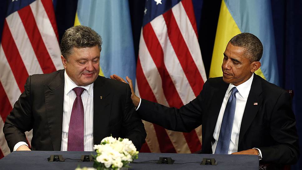 Барак Обама протянул руку помощи новому президенту Украины Петру Порошенко 