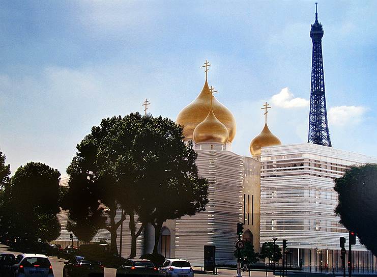 Проект русского культурного и церковного центра на набережной Бранли в Париже 