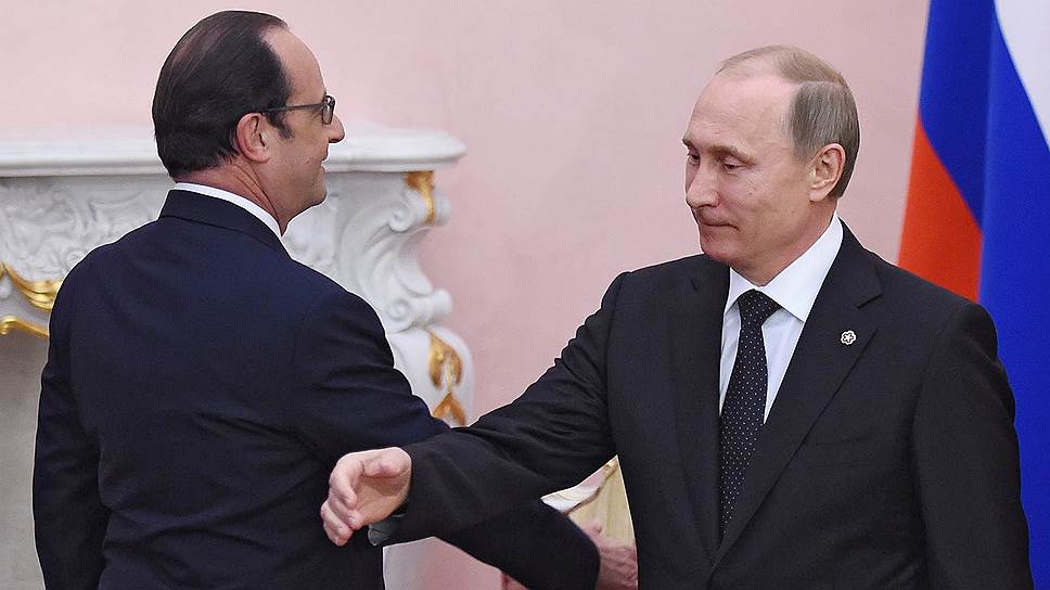 Владимир Путин отменил визит во Францию из-за разногласий по Сирии